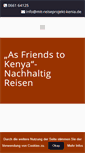 Mobile Screenshot of mit-reiseprojekt-kenia.de